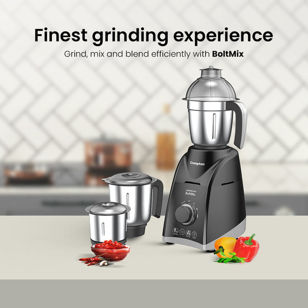 Crompton Boltmix 750W, Mixer Grinder, 3 Jars - Image 2