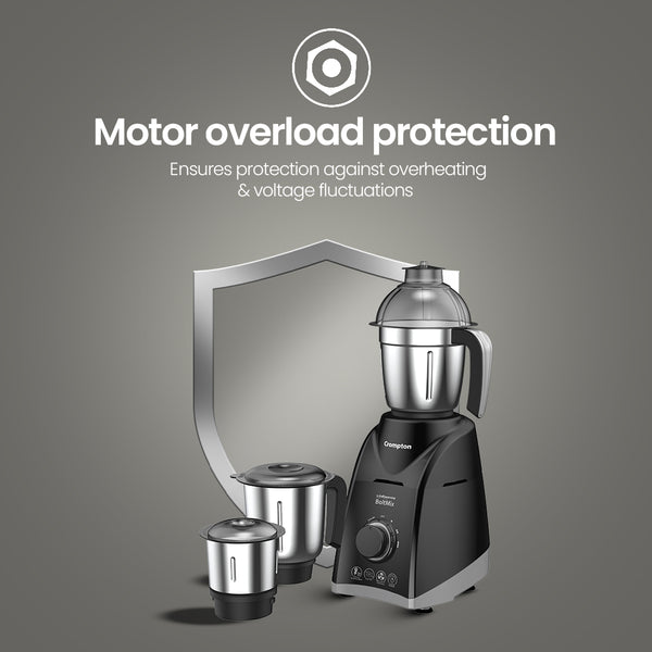 Crompton Boltmix 750W, Mixer Grinder, 3 Jars - Image 3