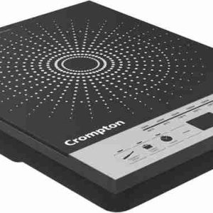 Black Crompton Instaserve Induction Cook Top, Touch 2000 Watt, Preset Cooking Menu: 7, 2.1 Kg